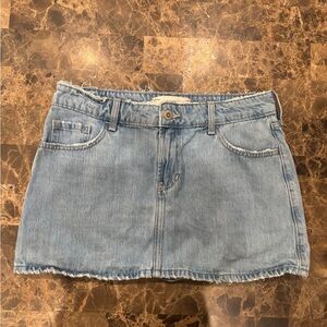Hollister Blue Mini Skirt Casual Style